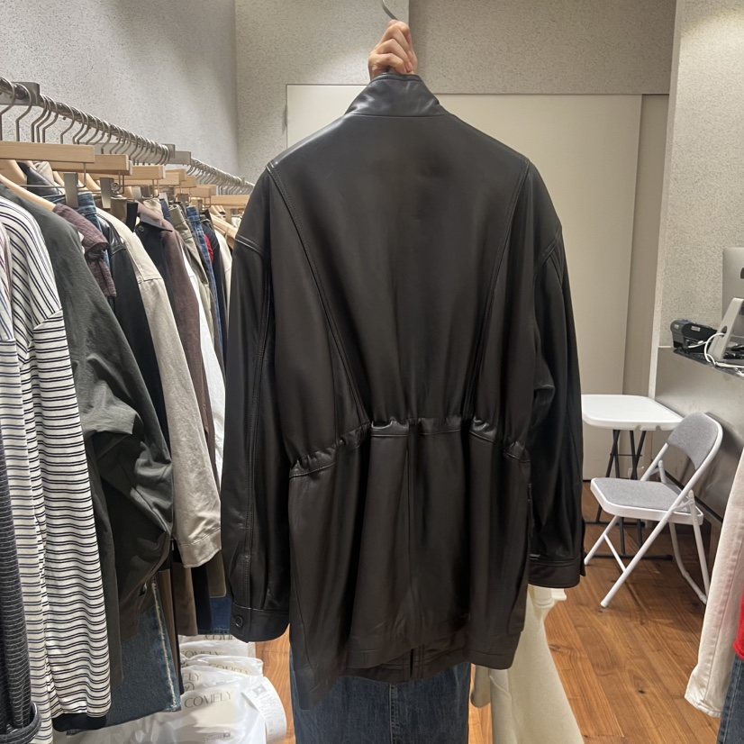 COMELY東大門㊣實拍女裝新品推薦休閑時尚真品熱賣夾克羊皮COMELY夾克