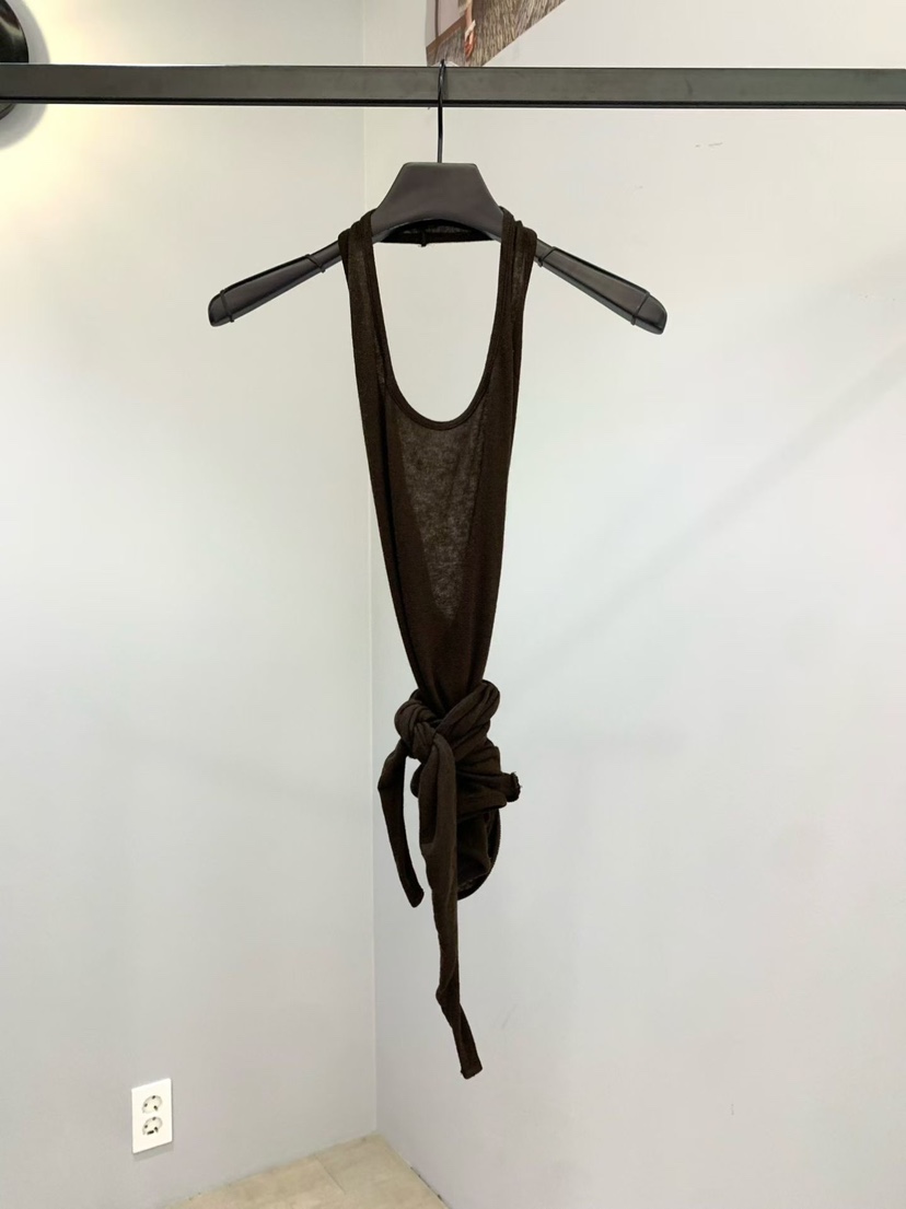 SOFTNESS韓國代購㊣女士新品職業真品休閑時尚吊帶背心羊毛Softness/Cosmic吊帶/背心圖色2棕色
