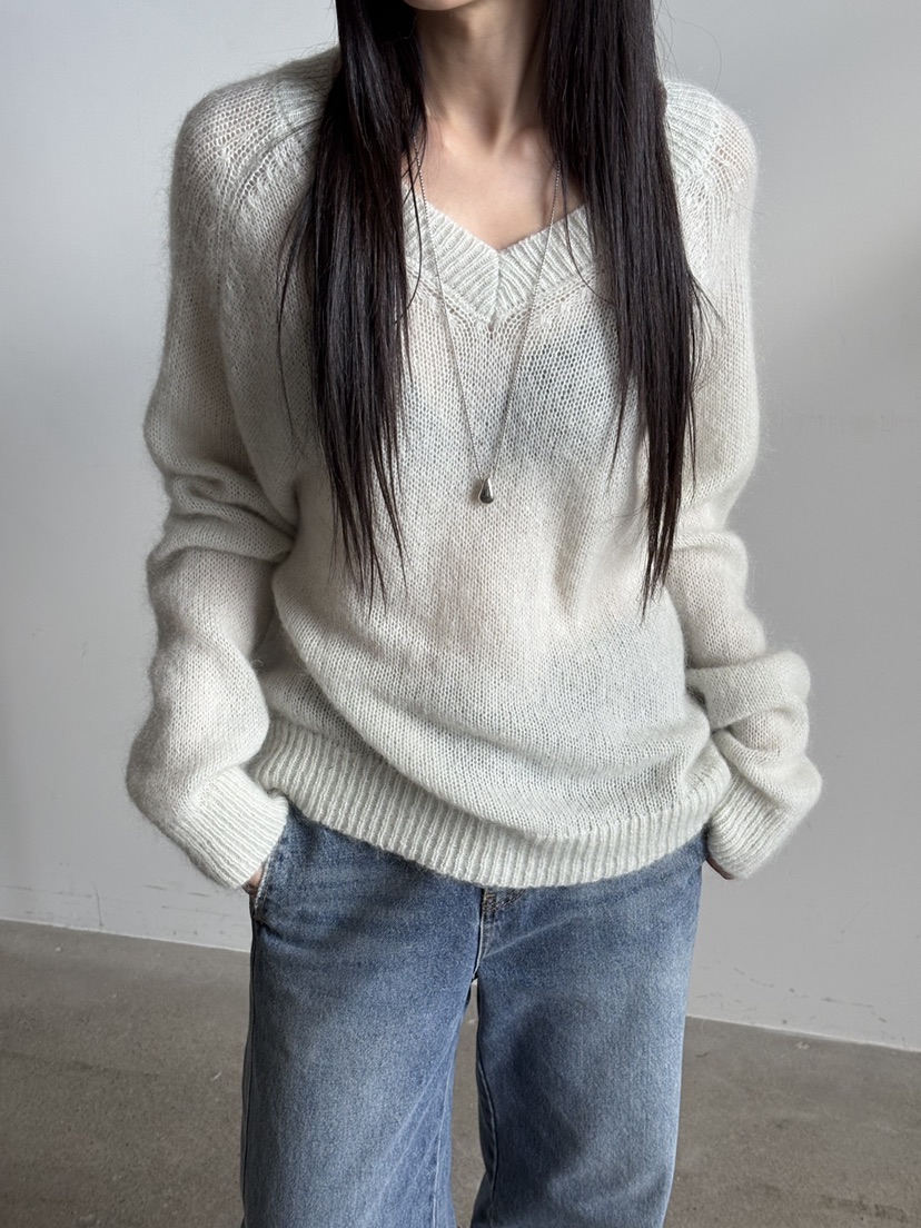 Verbena韓國直郵㊣女士新款真品職業休閑時尚熱賣針織衫馬海毛Verbena針織衫