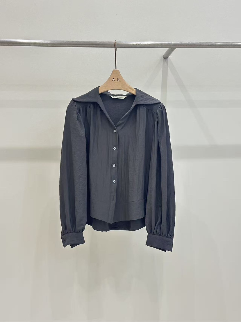 AUTUMN BEIGE-Q東大門㊣直郵女裝新款真品25秋冬襯衫蕾絲衫A.b/AUTUMN BEIGE襯衫/蕾絲衫圖色3