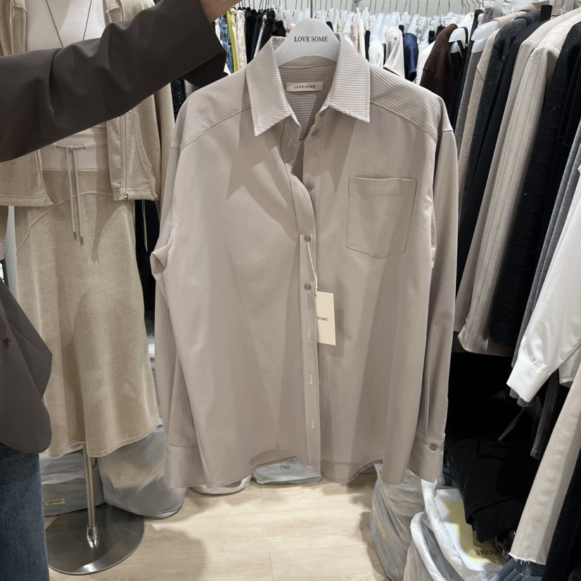 LOVE SOME韓國直郵㊣女裝新品休閑職業人氣推薦襯衫蕾絲衫LOVE SOME襯衫/蕾絲衫圖色2
