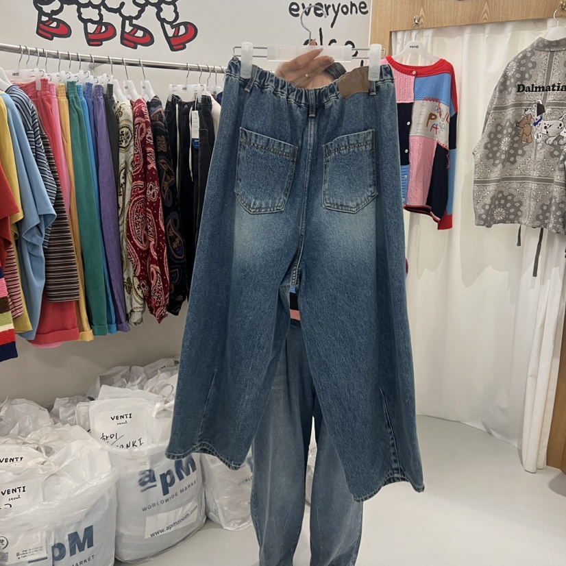 VENTI東大門㊣實拍女士新品休閑人氣25秋冬時尚真品熱賣牛仔褲VENTI牛仔褲