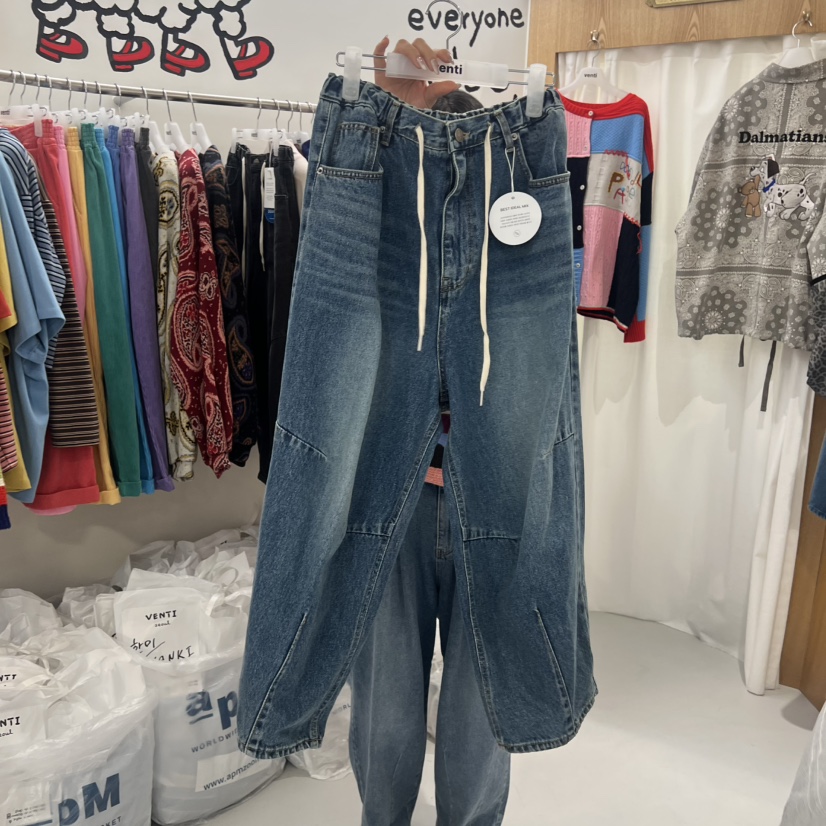 VENTI東大門㊣實拍女士新品休閑人氣25秋冬時尚真品熱賣牛仔褲VENTI牛仔褲圖色1