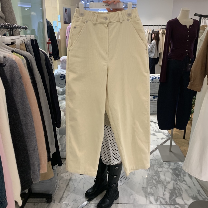 ALMOND韓國直郵㊣女裝新品人氣25秋冬休閑時尚熱賣職業休閑褲ALMOND休閑褲圖色2