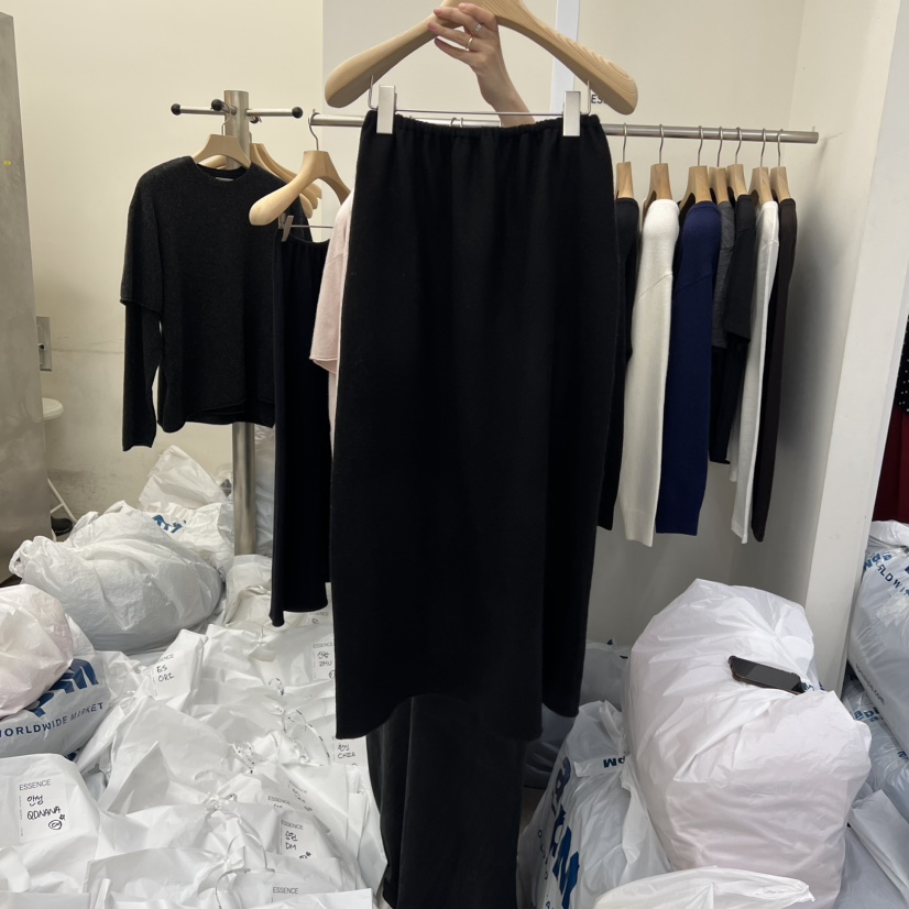ESSENCE東大門㊣代購女裝新品熱賣人氣時尚半身裙中短裙羊毛ESSENCE半身裙/中短裙