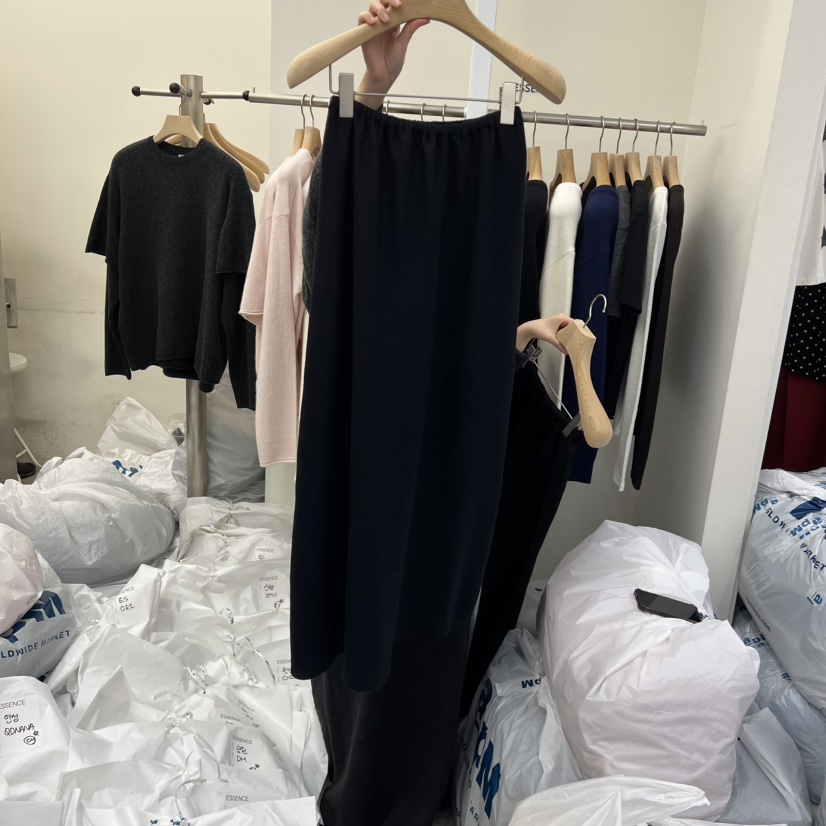 ESSENCE東大門㊣代購女裝新品熱賣人氣時尚半身裙中短裙羊毛ESSENCE半身裙/中短裙圖色1