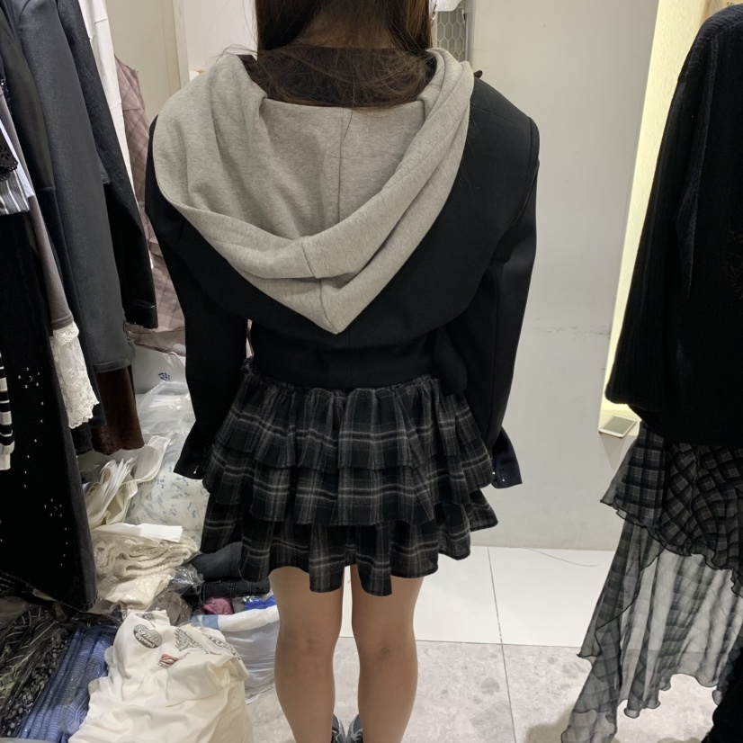 TYCHE東大門㊣代購女裝新品推薦休閑職業人氣夾克不含腰帶連帽TYCHE夾克