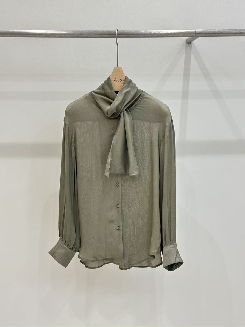 AUTUMN BEIGE-Q東大門㊣代購女士新品熱賣時尚襯衫蕾絲衫A.b/AUTUMN BEIGE襯衫/蕾絲衫圖色3