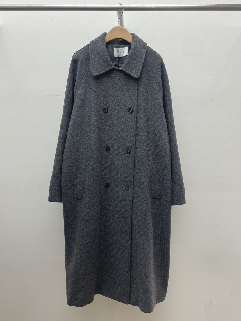 COMETE東大門㊣代購女士新品25秋冬真品熱賣人氣中長款大衣COMETE中長款大衣圖色1