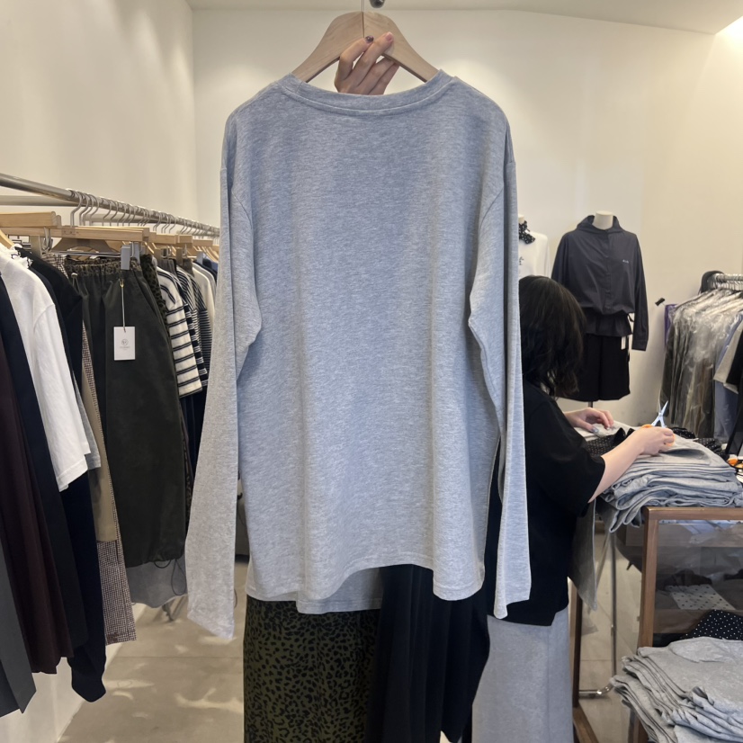 TAN&amp;COMO東大門㊣代購女士新品休閑時尚推薦人氣長袖T恤tan-COMO長袖T恤