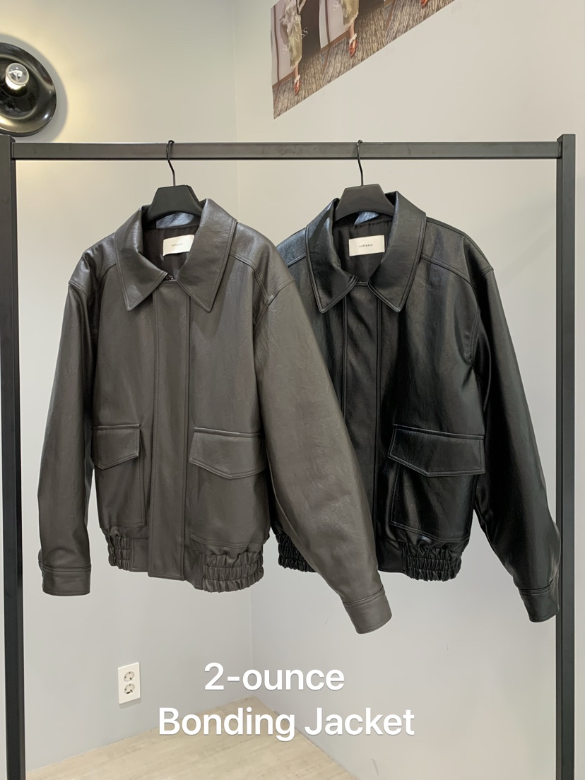 SOFTNESS韓國代購㊣女裝新品25秋冬休閑人氣時尚推薦夾克皮革Softness/Cosmic夾克