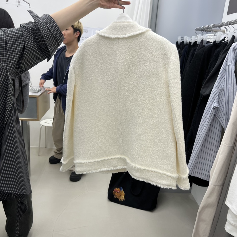 STAINLESS東大門㊣代購女士新品時尚職業真品推薦夾克粗花呢STAINLESS夾克