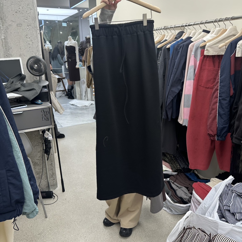 AMOEBA東大門㊣實拍女士新款推薦時尚熱賣職業真品休閑長裙AMOEBA長裙圖色3