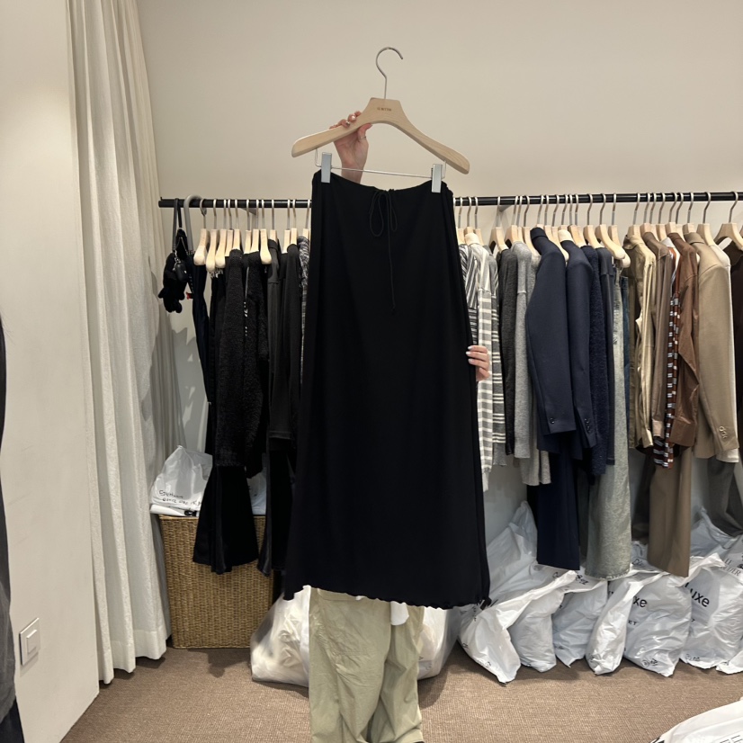 LE BUTTER東大門㊣直郵女士新品熱賣推薦25秋冬人氣真品長裙LE BUTTER長裙圖色2
