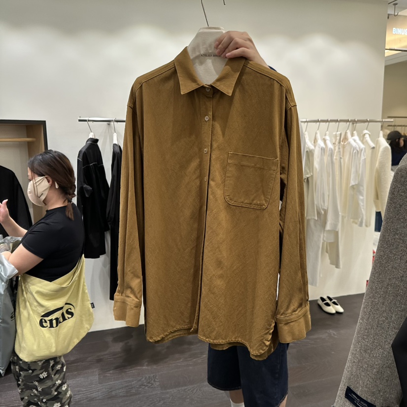 BINUS東大門㊣實拍女士新品熱賣推薦人氣時尚真品襯衫蕾絲衫BINUS襯衫/蕾絲衫圖色1