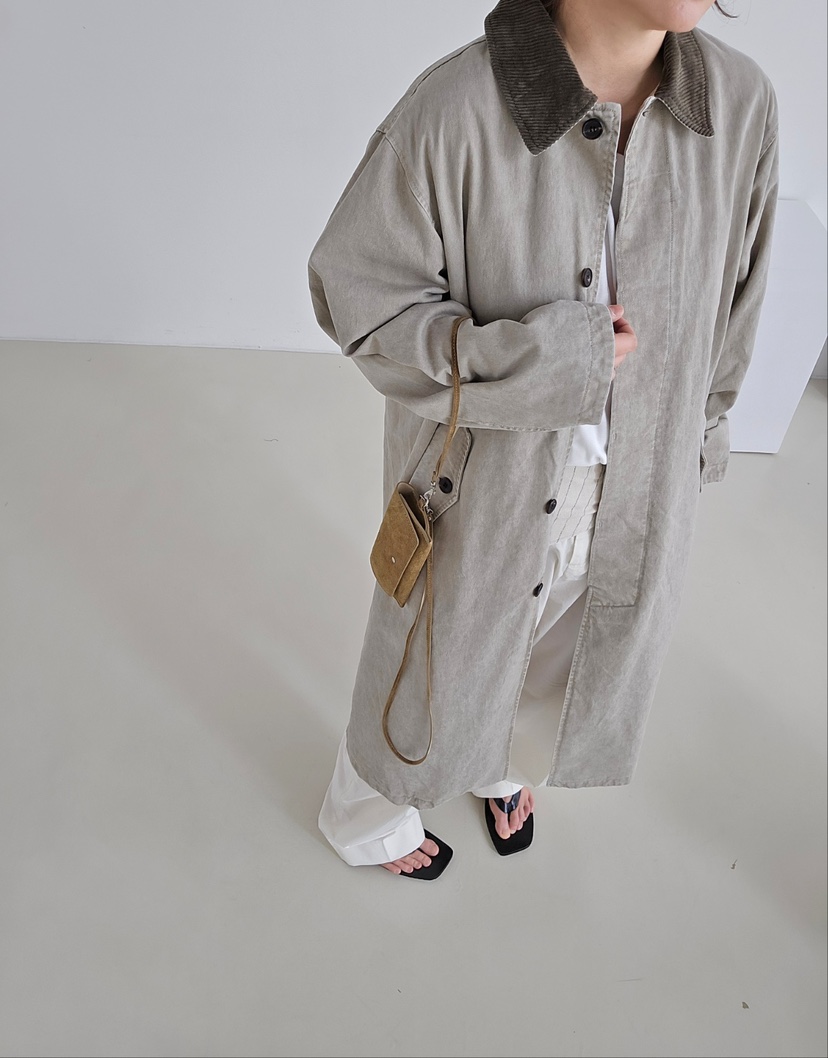 J SHOP東大門㊣實拍女士新款25秋冬人氣時尚熱賣休閑長款風衣J_SHOP長款風衣