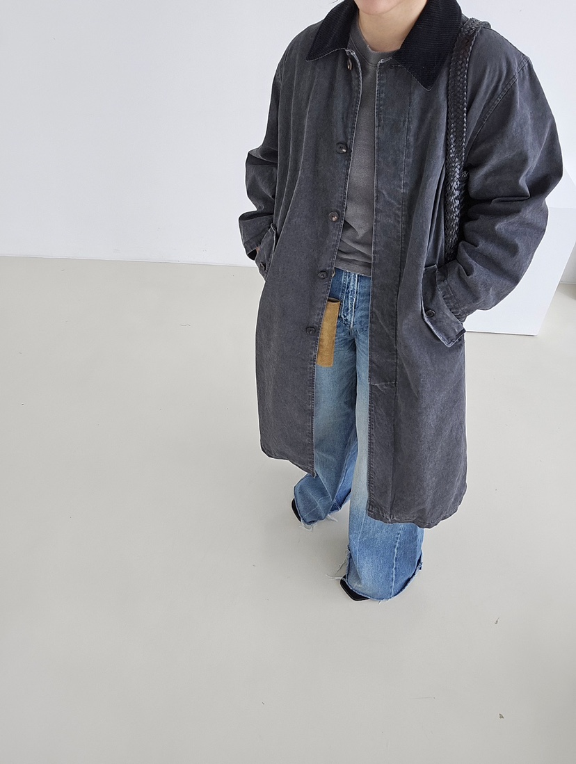 J SHOP東大門㊣實拍女士新款25秋冬人氣時尚熱賣休閑長款風衣J_SHOP長款風衣
