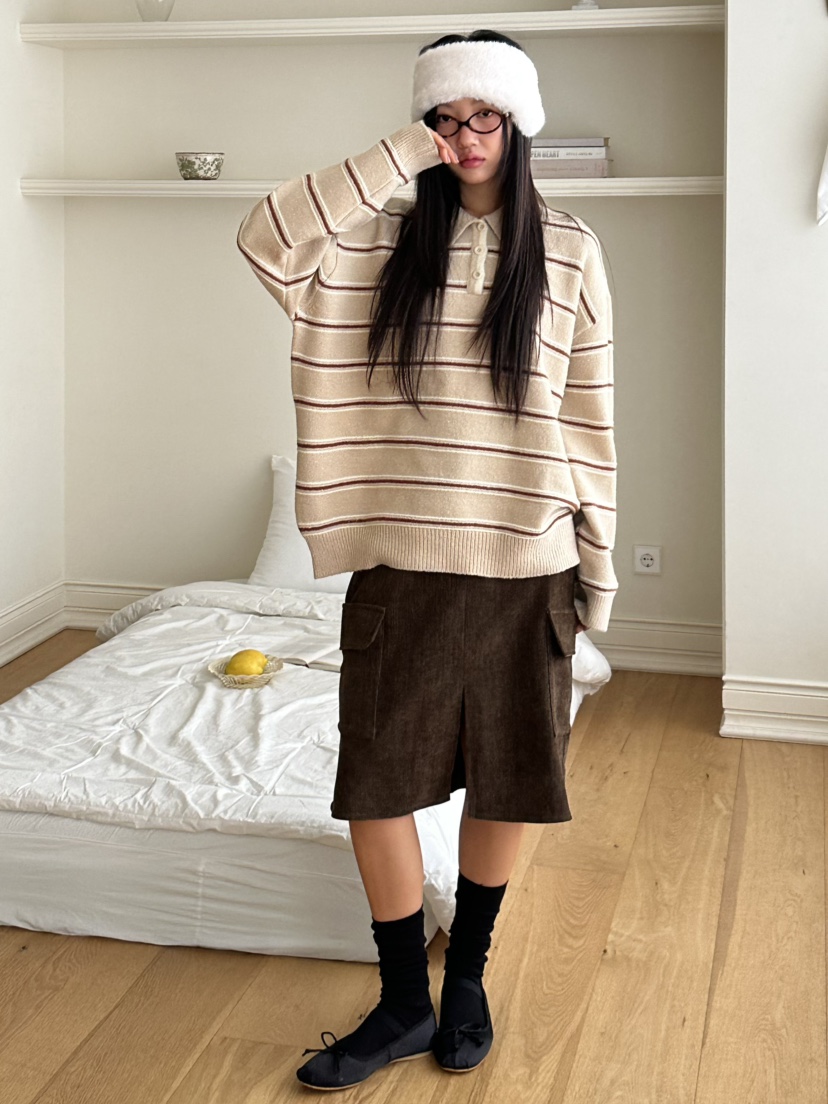 I MFACT東大門㊣代購女士新款休閑職業人氣真品時尚針織衫I MFACT針織衫