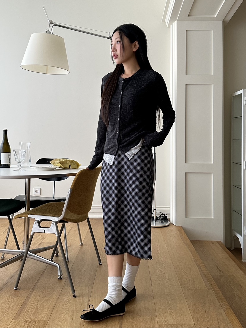 I MFACT韓國代購㊣女裝新款25秋冬熱賣人氣時尚半身裙中短裙I MFACT半身裙/中短裙