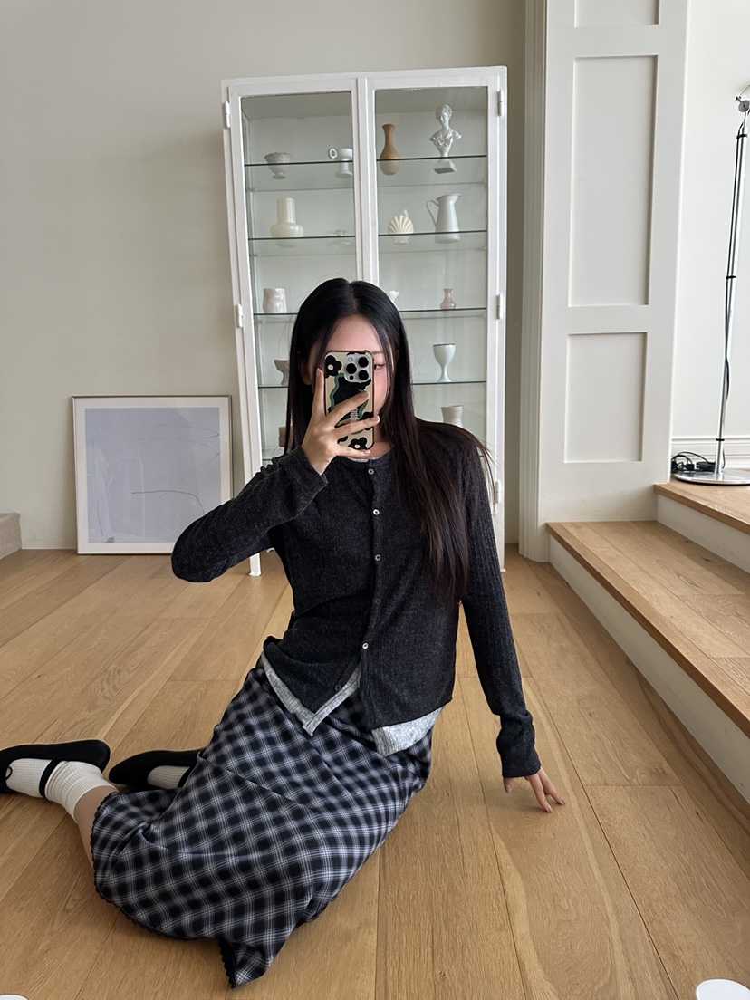 I MFACT韓國代購㊣女裝新款25秋冬熱賣人氣時尚半身裙中短裙I MFACT半身裙/中短裙