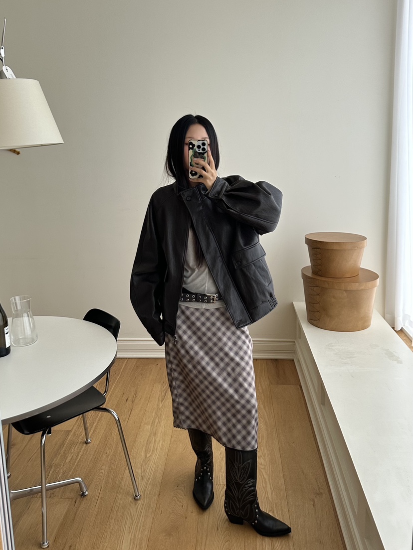 I MFACT韓國代購㊣女裝新款25秋冬熱賣人氣時尚半身裙中短裙I MFACT半身裙/中短裙