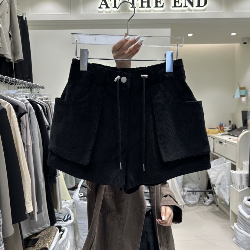 AT THE END東大門㊣實拍女士新品職業25秋冬人氣真品短褲AT THE END短褲圖色2