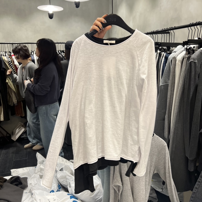 TUG東大門㊣代購女裝新品熱賣人氣職業推薦時尚真品長袖T恤TUG長袖T恤圖色2
