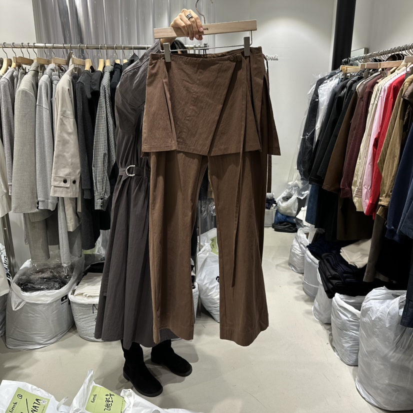 GREEK東大門㊣直郵女士新款職業時尚真品人氣推薦25秋冬裙褲GREEK裙褲圖色1