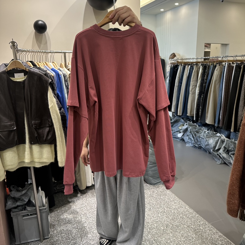 SOF韓國代購㊣女裝新品人氣職業休閑時尚熱賣推薦真品長袖T恤SOF長袖T恤