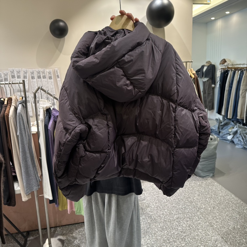 SOF東大門㊣實拍女士新品25秋冬真品職業短款羽絨服連帽鴨絨SOF短款羽絨服