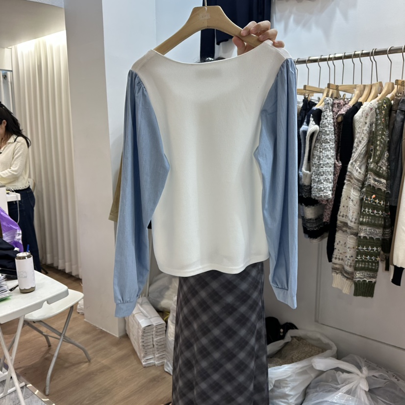 ABLESTUDIO東大門㊣實拍女裝新品職業25秋冬人氣襯衫蕾絲衫ABLESTUDIO襯衫/蕾絲衫
