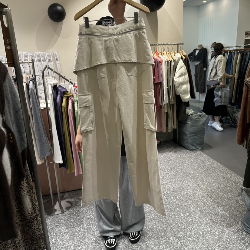 SOF東大門㊣代購女士新款時尚人氣職業休閑熱賣推薦休閑褲拉鏈SOF休閑褲