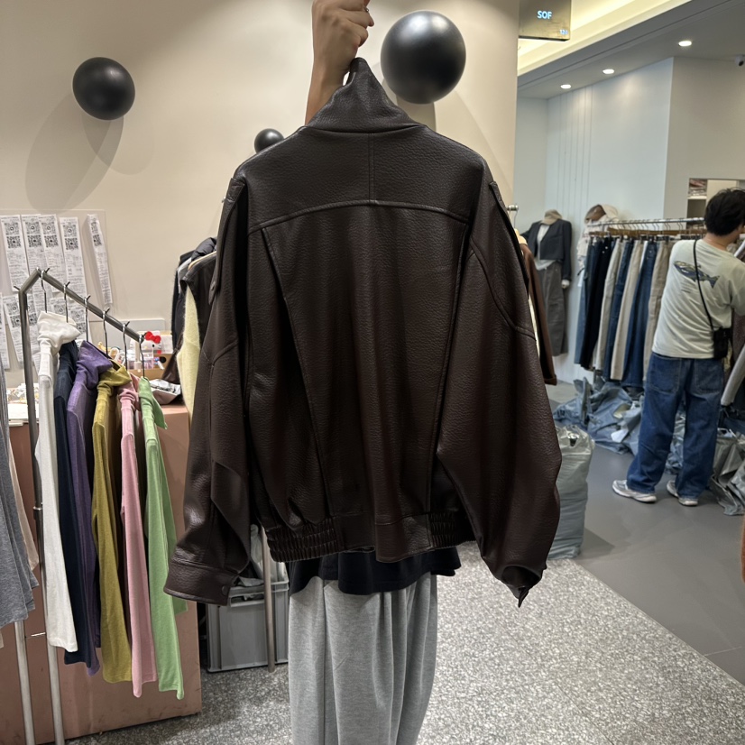 SOF韓國直郵㊣女士新品25秋冬休閑時尚人氣推薦職業夾克皮革SOF夾克