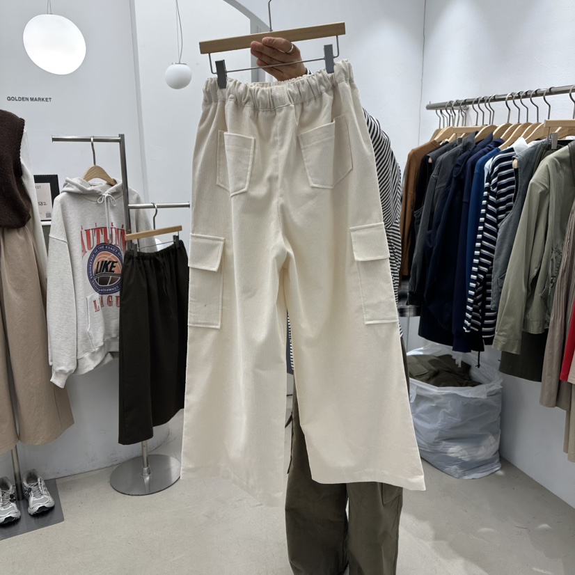 GOLDEN MARKET韓國代購㊣女士新款真品25秋冬職業時尚休閑褲GOLDEN MARKET休閑褲