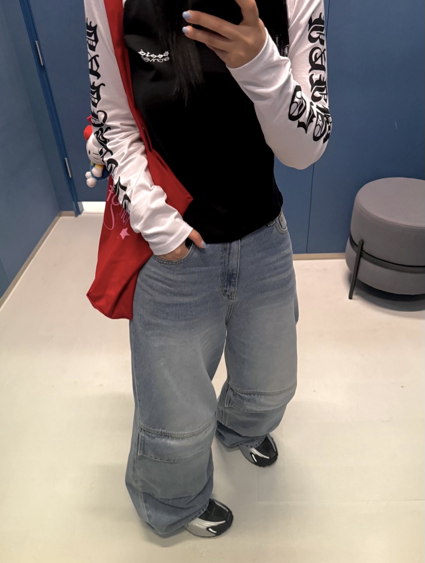 SEOLO東大門㊣實拍女士新款時尚真品熱賣推薦職業休閑牛仔褲Seolo seoul牛仔褲