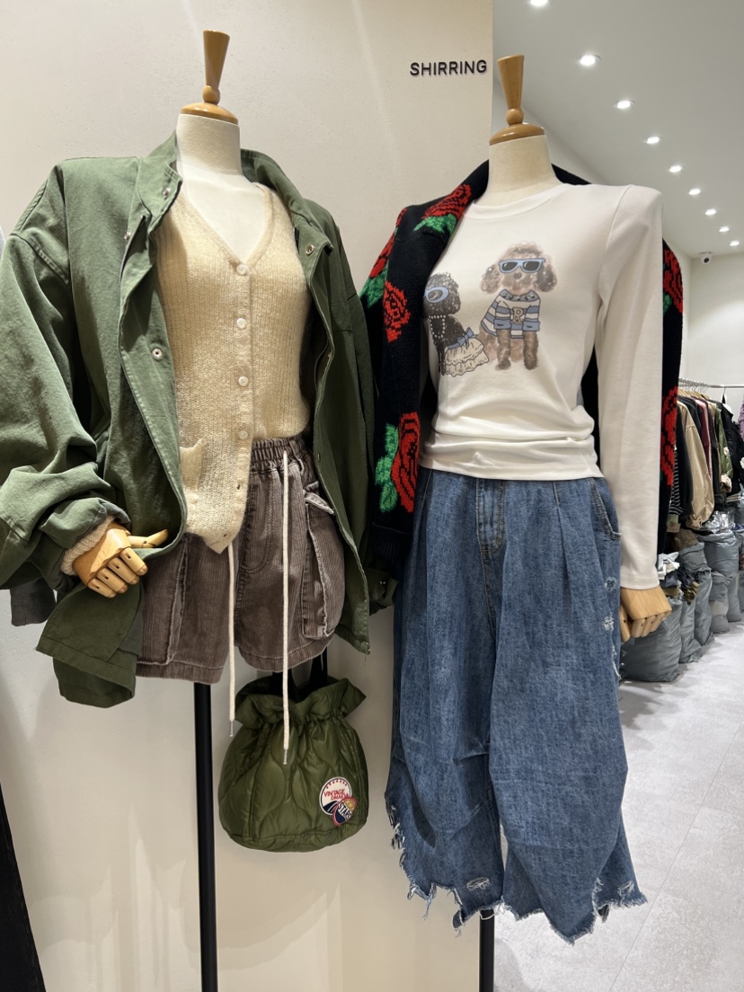 SHIRRING韓國直郵㊣女裝新品25秋冬休閑人氣熱賣職業長袖T恤SHIRRING長袖T恤