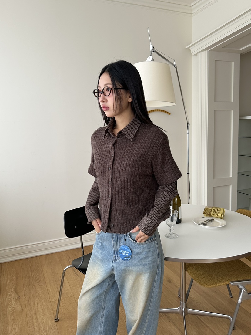 I MFACT韓國代購㊣女士新品職業人氣時尚推薦25秋冬襯衫蕾絲衫I MFACT襯衫/蕾絲衫
