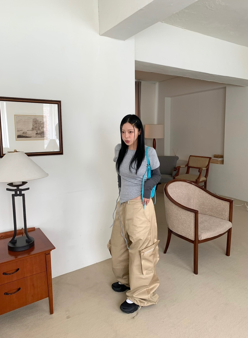 SEOLO東大門㊣代購女裝新款推薦25秋冬人氣真品職業時尚休閑褲Seolo seoul休閑褲