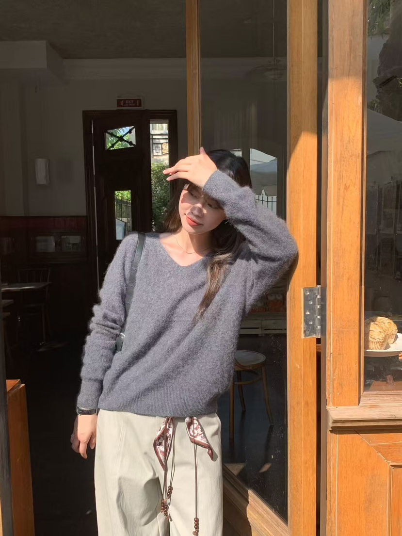 FRILL-T東大門㊣直郵女士新款熱賣休閑真品25秋冬針織衫羊毛FRILL-T針織衫