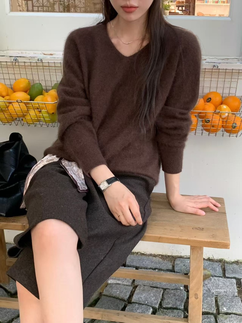 FRILL-T東大門㊣直郵女士新款熱賣休閑真品25秋冬針織衫羊毛FRILL-T針織衫