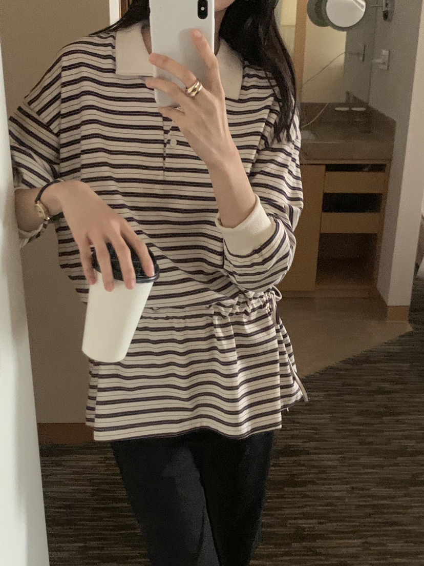 FRILL-T東大門㊣代購女裝新款熱賣推薦職業時尚人氣長袖T恤FRILL-T長袖T恤