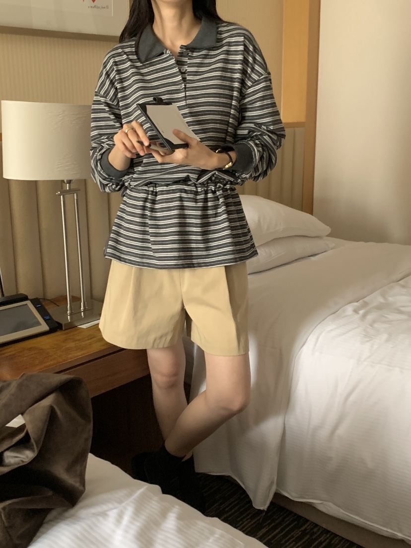 FRILL-T東大門㊣代購女裝新款熱賣推薦職業時尚人氣長袖T恤FRILL-T長袖T恤