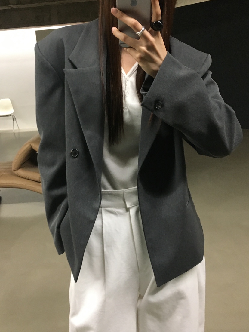 BOOMBINE韓國直郵㊣女士新品真品25秋冬推薦時尚休閑人氣夾克BOOMBINE夾克圖色2