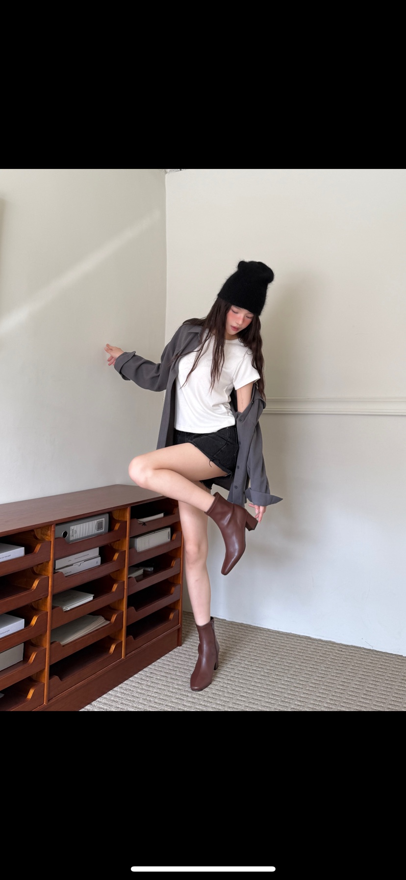 OPPA韓國直郵㊣女士新品人氣熱賣職業時尚25秋冬休閑推薦靴子OPPA靴子