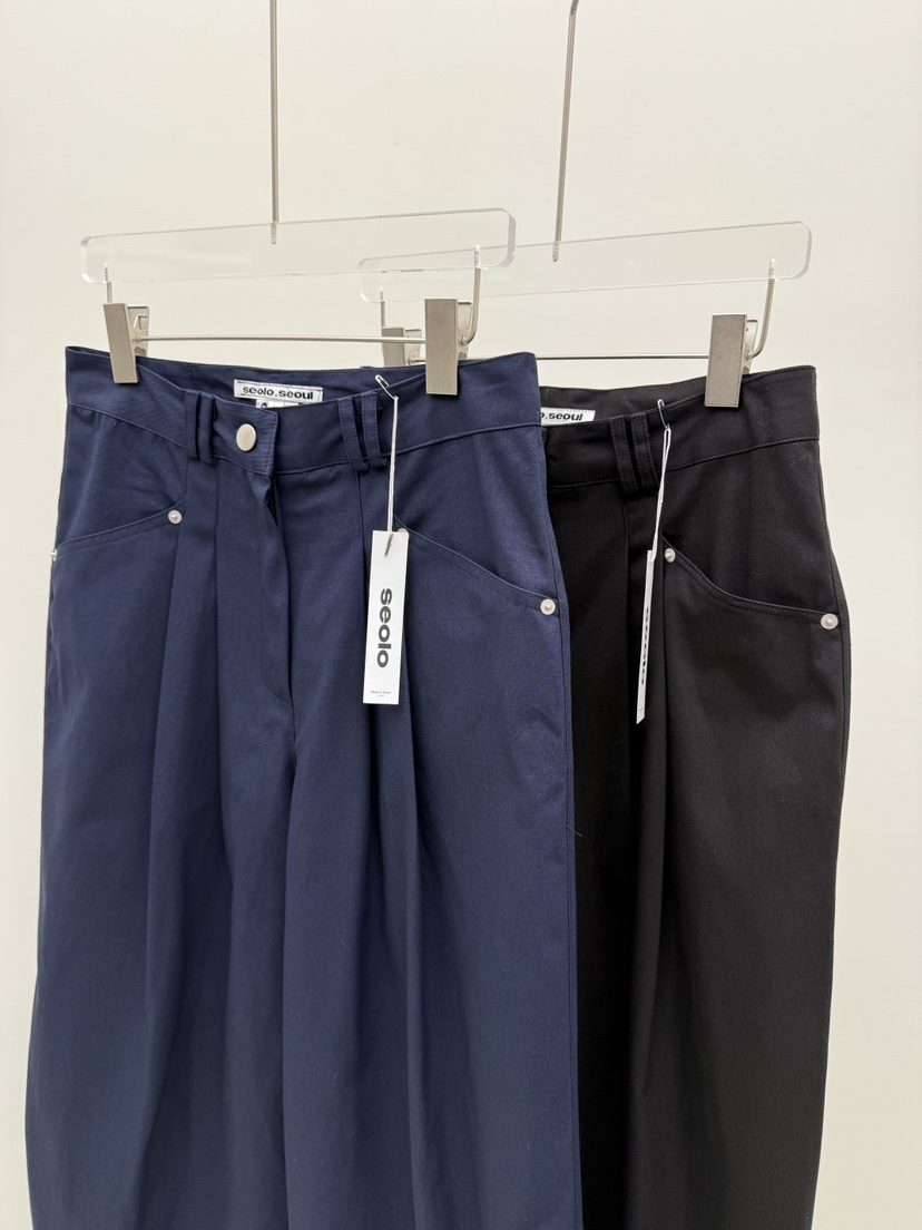 SEOLO東大門㊣實拍女裝新品真品休閑熱賣推薦時尚人氣休閑褲Seolo seoul休閑褲