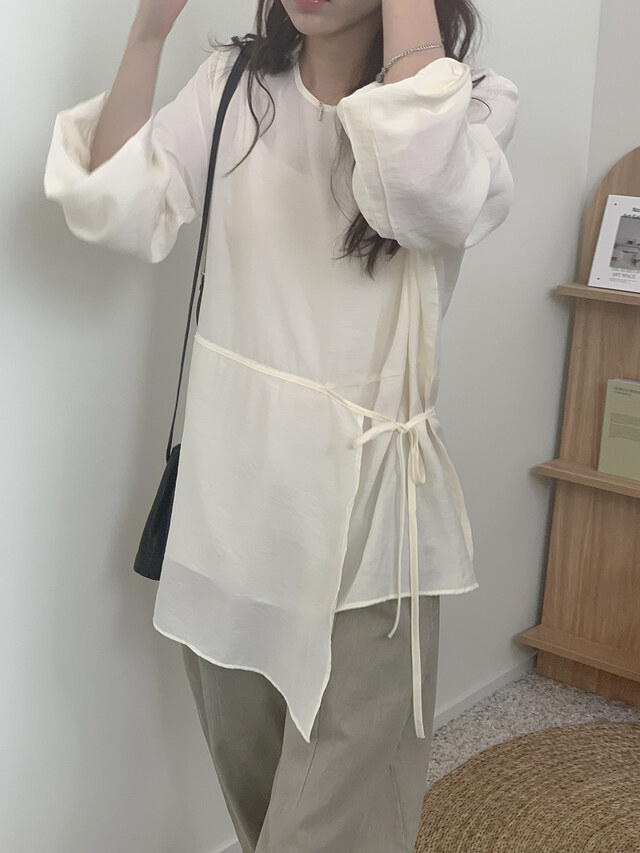 FRILL-T韓國代購㊣女士新品25秋冬熱賣職業休閑襯衫蕾絲衫FRILL-T襯衫/蕾絲衫