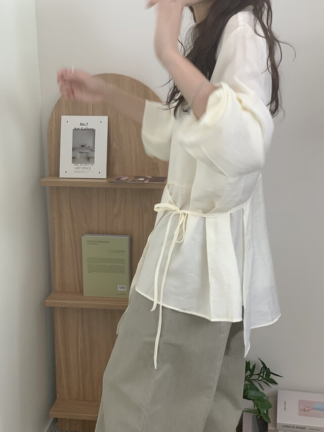 FRILL-T韓國代購㊣女士新品25秋冬熱賣職業休閑襯衫蕾絲衫FRILL-T襯衫/蕾絲衫