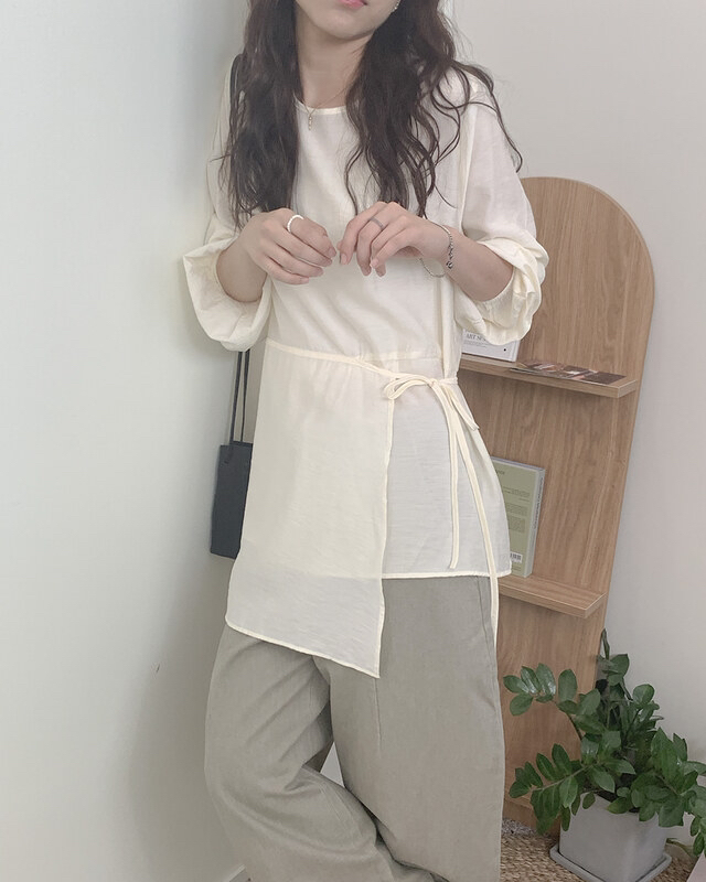 FRILL-T韓國代購㊣女士新品25秋冬熱賣職業休閑襯衫蕾絲衫FRILL-T襯衫/蕾絲衫