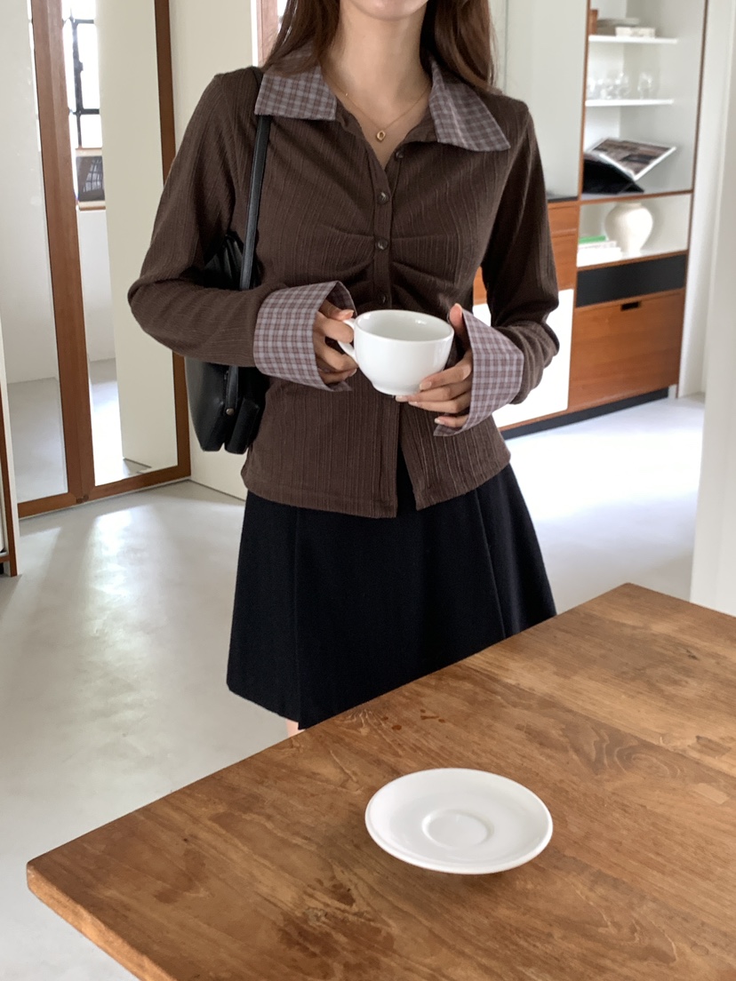 FRILL-T東大門㊣直郵女裝新款25秋冬推薦熱賣人氣長袖T恤套裝FRILL-T長袖T恤