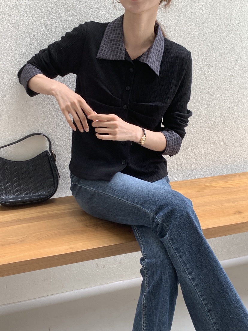 FRILL-T東大門㊣直郵女裝新款25秋冬推薦熱賣人氣長袖T恤套裝FRILL-T長袖T恤